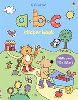 #1990 Usborne First Sticker abc,邊玩邊學貼紙書/課外書