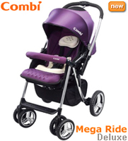 日本 Combi Mega Ride Deluxe 特價 雙向 嬰兒 單手收車 手推車 bb車