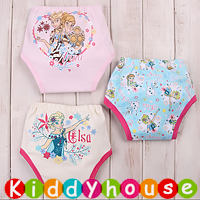 bb嬰兒用品~嬰幼兒三層棉質防水學習/(介)戒片/隔尿褲(3條裝) BB1263 現貨