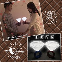 聖誕節必備求婚道具 I LOVE U 超大鑽石求婚戒指燈 (求婚 結婚 影婚紗相 用品 示愛 新居入伙 禮物)