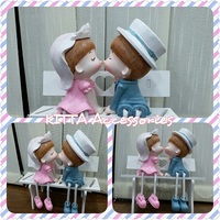 熱賣結婚/情人節禮物 ~ 可愛KISS情侶/結婚公仔Figure