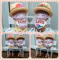 女朋友男朋友生日禮物 ~ 新款可愛LOVE情侶公仔