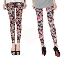 【現貨】35009 百搭印花褲 Legging (漫畫款)
