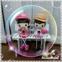 熱賣結婚/情人節禮物 ~ 可愛LOVE情侶/結婚公仔Figure