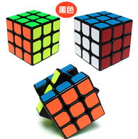 奇藝 3X3 黑底 扭計骰 魔方 Rubik's Cube