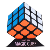 永駿 冠龍 3X3 黑底 扭計骰 Rubik's Cube
